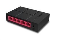 MERCUSYS MS105G 5-port 10/100/1000M mini Desktop Switch, 5 10/100/1000M RJ45 ports, Plastic case
