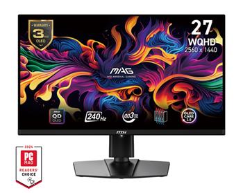 MSI MAG/271QPX E2/26,5"/QD-OLED/QHD/240Hz/0,03ms/Černá/3R