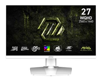 MSI MAG/274QRFW E20/27"/IPS/QHD/200Hz/0,5ms/Bílá/3R