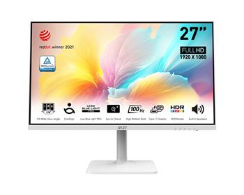 MSI Modern/MD2712PW/27"/IPS/FHD/100Hz/1ms/White/2R