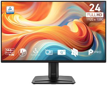 MSI PRO MP245 E14VL/ 24"/ 1920x1080/ VA/ 4ms/ 144Hz/ 300cd/m2/ 4000:1/ HDMI/ VESA/ černý