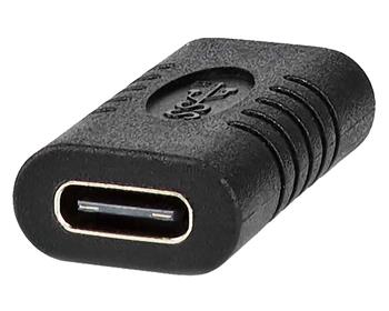 NEDIS USB-C adaptér/ USB 3.2 Gen 2/ USB-C zásuvka/ USB-C zásuvka/ 10 Gbps/ BOX/ černý