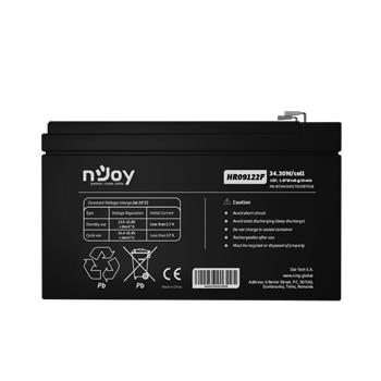 nJoy - baterie HR09122F 12V/9Ah, F2 (T2)