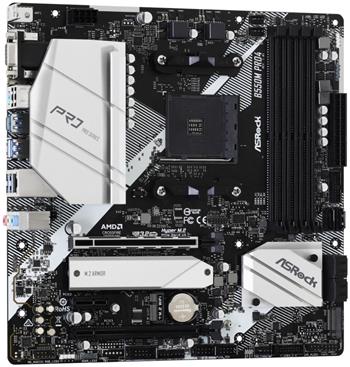 OPRAVENÉ - ASRock B550M Pro4 / AM4 / 4x DDR4 DIMM / VGA / HDMI / DP / 2x M.2 / USB-C / mATX