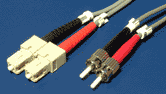 Optický patchkabel ST-SC 50/125 (multi mode), duplex, 2m