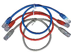 Patch kabel C-TECH c5e UTP 1m