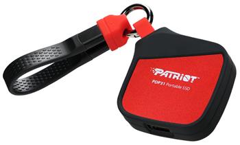 PATRIOT Portable SSD PDP31 500GB M.2 2230 format / USB 3.2 Gen2 / USB Type-C / externí / černo-červený