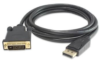 PremiumCord DisplayPort na DVI kabel 3m, stín. M/M