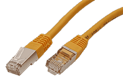 S/FTP patchkabel kat. 6, 10m, žlutý