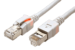 S/FTP patchkabel kat.6, 7m, se světelnou identifikací, šedý