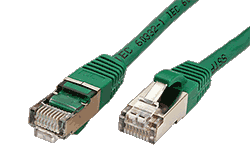 S/FTP patchkabel kat. 6, LSOH, 1m, zelený