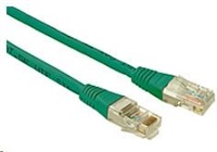 Solarix - patch kabel CAT5E UTP PVC 1m zelený non-snag proof