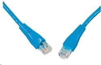Solarix - patch kabel CAT5E UTP PVC 20m modrý snag-proof