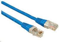 Solarix - patch kabel CAT5E UTP PVC 2m modrý non-snag proof