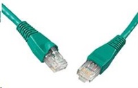 Solarix - patch kabel CAT5E UTP PVC 2m zelený snag-proof