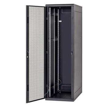 Stoj.rack 42U 600x1000 před.dv.síto, černý