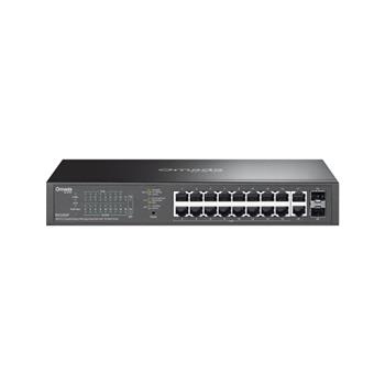 TP-Link ES220GP, switch 16x GLan s PoE+, 2x GLan, 2x SFP, 150W, Omáda SDN