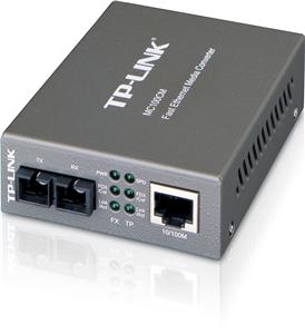 TP-Link MC100CM, optický konvertor 10/100Base-TX, multi-mode SC fiber Converter, Full-duplex, do 2km
