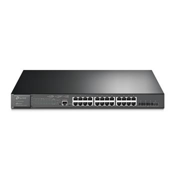 TP-Link SG3428XMP, 28portový gigabitový L2+ inteligentny switch JetStream s 24 porty PoE+