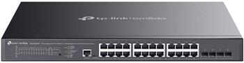 TP-Link SG3428XMPP, Omada 24portový gigabitový a 4portový 10GE SFP+ L2 řízený switch s 16 porty PoE+ a 8 porty PoE++
