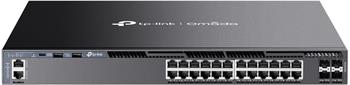 TP-Link SG6428X, Omada 24portový gigabitový stohovatelný L3 řízený switch se 4 sloty 10G