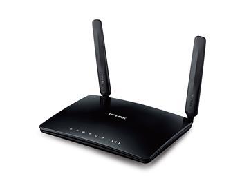 TP-Link TL-MR6400, Wireless N router, 300Mbit/s, 4G LTE, 2.4GHz, 3xLAN 10/100M, 1x WAN/LAN 10/100M, SIM slot, 2 fixné