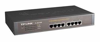 TP-Link TL-SG1008, 8 port Gigabit Desktop/Rack Switch, 8x 10/100/1000M RJ45 ports, 13" rack-mountable, steel case