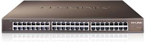 TP-Link TL-SG1048, 48 port Gigabit Rack/Desktop Switch, 48x 10/100/1000M RJ45 ports, 1U, 19" rack-mountable, steel case