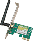 TP-Link TL-WN781ND, Wireless N PCI Express Adapter, 150Mbit/s, 2.4GHz, 802.11b/g/n, 1 odnímateľná anténa