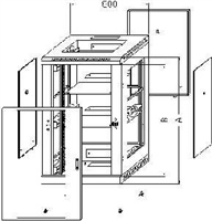 TRITON 19" stojanový rozvaděč 18U/800x1000