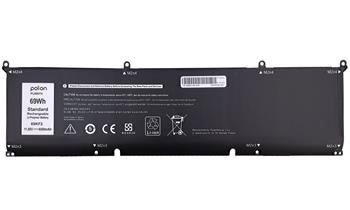 TRX Baterie Polion 69KF2 pro notebooky DELL 451-BCQI 8FCTC Precision G15 5550 XPS 9500 - 6000mAh 69Wh/ neoriginální