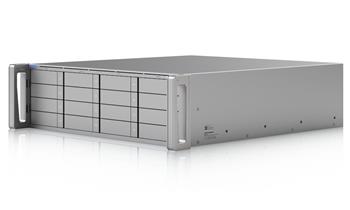 Ubiquiti UniFi Enterprise NAS - NAS server, 16x 2,5/3,5" slot HDD/SSD, 2x M.2 NVMe, RAID, 1x10GbE, 2x SFP28, 2x hot-swa