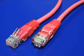UTP patchkabel kat. 5e, 0,25m, růžový
