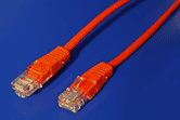 UTP patchkabel kat. 5e, 10m, červený