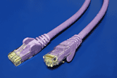 UTP patchkabel kat. 5e, 20m, fialový