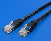 UTP patchkabel kat. 6, 10m,černý