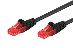 UTP patchkabel kat. 6, 15m, černý