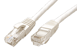 UTP patchkabel kat. 6, LSOH, bílý, 2m