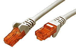 UTP patchkabel kat. 6, šedý, 25m