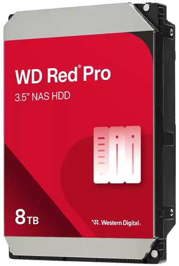 WD RED Pro 8TB / WD8006FFBX / SATA 6Gb/s / Interní 3,5"/ 7200 rpm / 256MB