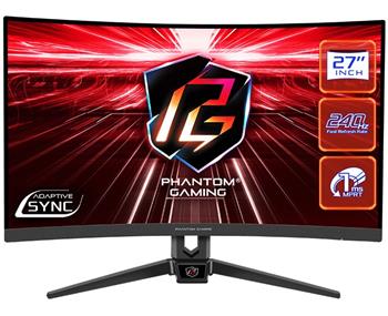 Phantom Gaming by Asrock monitor PG27F15RS1A prohnutý 27" / VA / 1920x1080 /240Hz/ 300cd/m2 /1ms/DP/2x HDMI/repro/VESA