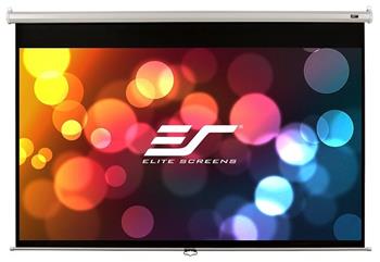 POŠKOZENÝ OBAL - ELITE SCREENS plátno roleta 84" (213,4 cm)/ 16:9/ 104,1 x 185,4 cm/ Gain 1,1/ case bílý
