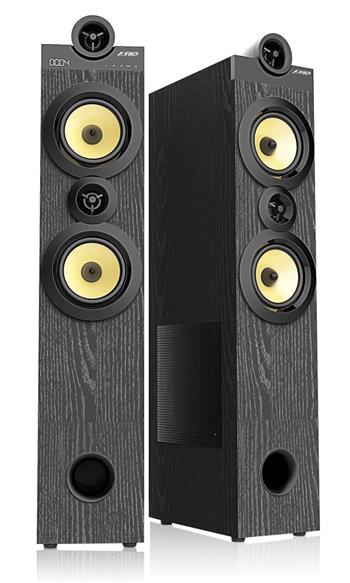 POŠKOZENÝ OBAL - FENDA F&D repro T-70X/ 2.0/ 160W/ černé/ dřevěné/ BT5.0/ FM rádio/ USB/ optický vstup/ dálkové ovládán