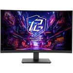 POŠKOZENÝ OBAL - Phantom Gaming by Asrock monitor zakřivený PG27QRT1B 27"/VA/2560x1440/180Hz/300cd/m2/1ms/HDMI/DP/speak