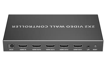 PremiumCord HDMI 1 vstup - 4 monitory, Video Wall controller, 8 zobrazovacích módů