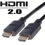 PremiumCord HDMI 2.0 High Speed+Ethernet, zlacené konk., 7,5m