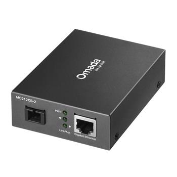 Převodník TP-Link MC212CS-2 Transceiver, SM, WDM, 1x GLAN, 1x SC, 2km, Omada SDN