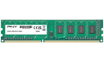 ROZBALENÉ - PNY 8GB DDR3 1600MHz / DIMM / CL11 / 1,5V