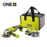 Ryobi, R18AG-140S, 18V One Plus ™ úhlová bruska 115 mm