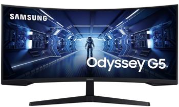 Samsung Odyssey/G55T/34"/VA/3440x1440/165Hz/1ms/Black/2R